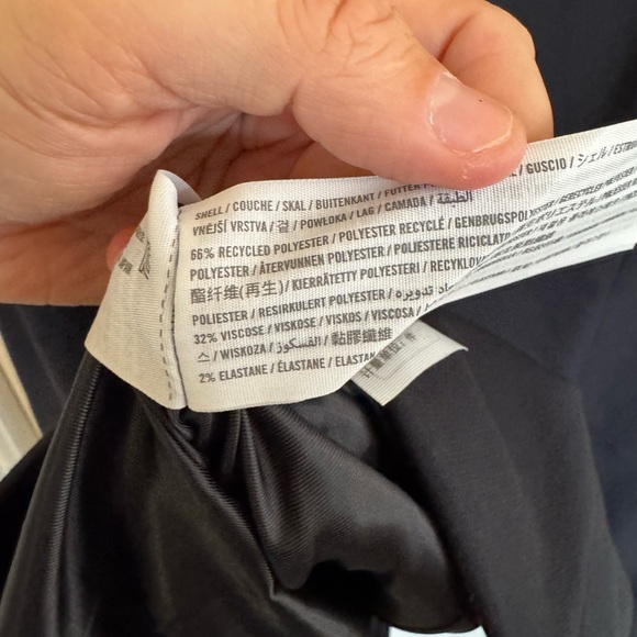 NWT Abercrombie & Fitch black collarless blazer size medium - Picture 7 of 8